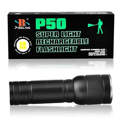Ручний ліхтар акумуляторний із зумом, від USB, Bailong BL-Z11-P50 / Акумуляторний ліхтарик / Ліхтар LED / Світлодіодний ліхтар