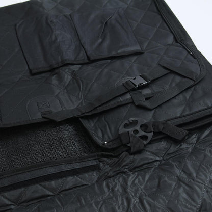 Чохол-гамак автомобільний для перевезення тварин, 120х56 см, Чорний / Накидка на заднє сидіння авто для собак