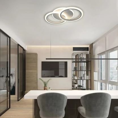 Світлодіодна LED люстра, 60Вт, 440x250x70мм, MOKA 3R, / Світильник стельовий / Стельовий світлодіодний світильник