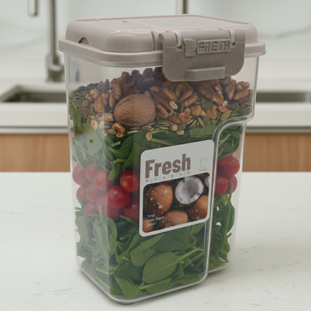 Контейнер для зберігання продуктів, Fresh, Коричневий / Судок пластиковий / Пластикові контейнери / Харчовий контейнер