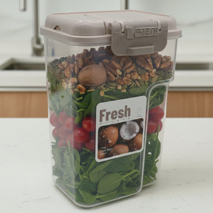 Контейнер для зберігання продуктів, Fresh, Коричневий / Судок пластиковий / Пластикові контейнери / Харчовий контейнер
