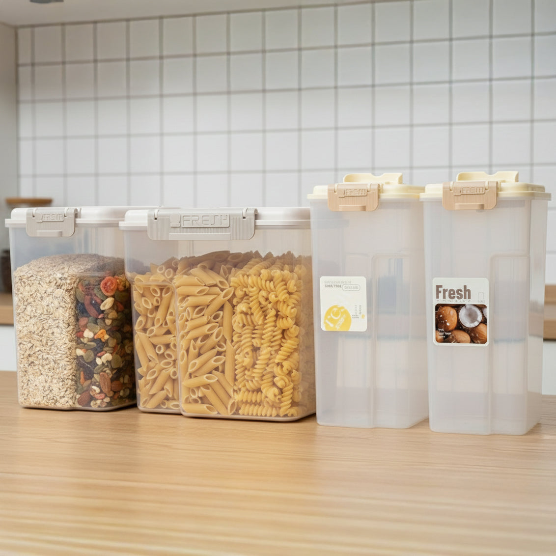 Контейнер для зберігання продуктів, Fresh, Коричневий / Судок пластиковий / Пластикові контейнери / Харчовий контейнер
