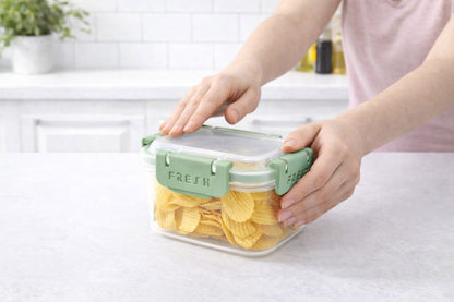 Герметичний харчовий контейнер Fresh 3,35 л з кліпсами 24,5х18х8см FRESH / Ланч-бокс / Контейнер для холодильника з затискачами
