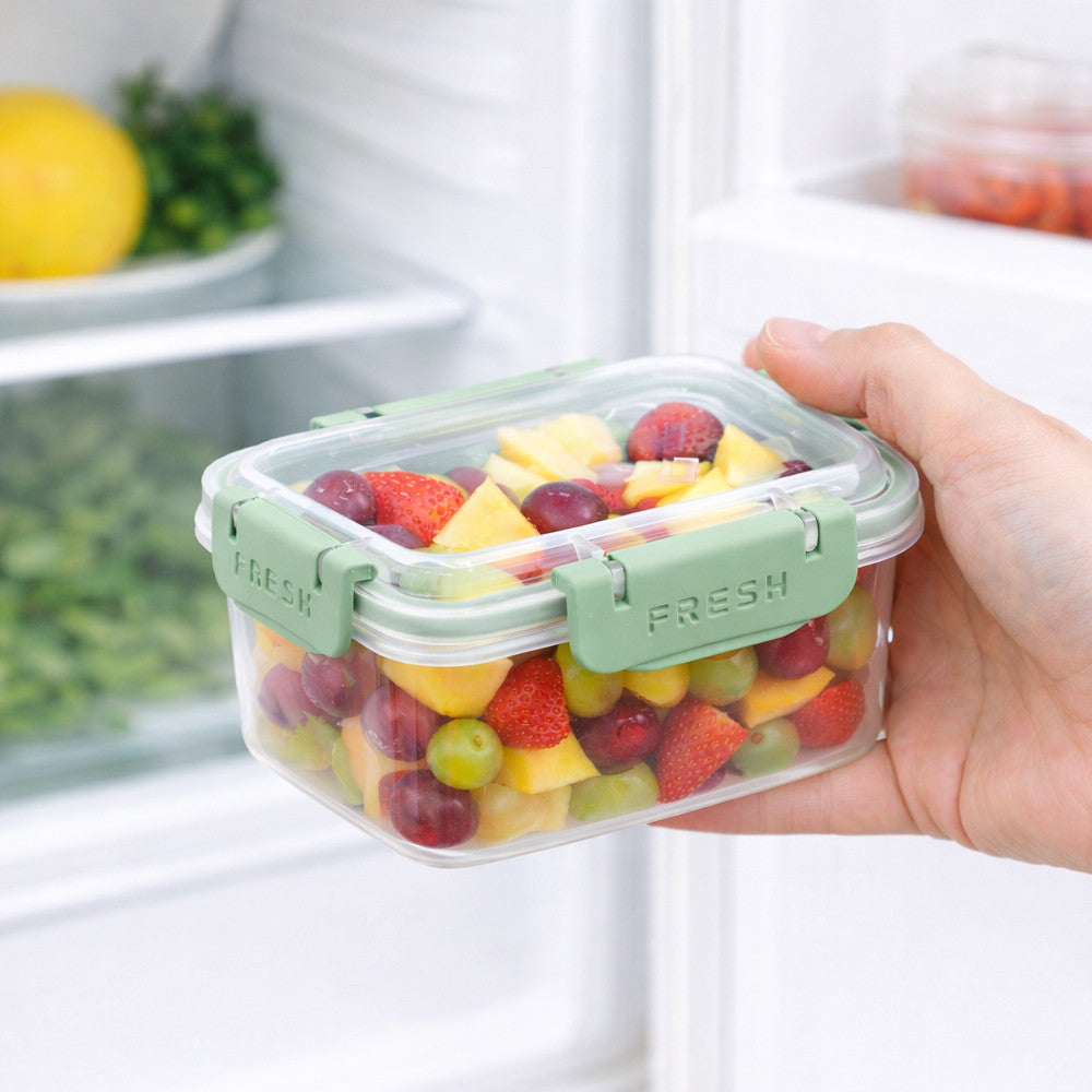 Герметичний харчовий контейнер Fresh 3,35 л з кліпсами 24,5х18х8см FRESH / Ланч-бокс / Контейнер для холодильника з затискачами
