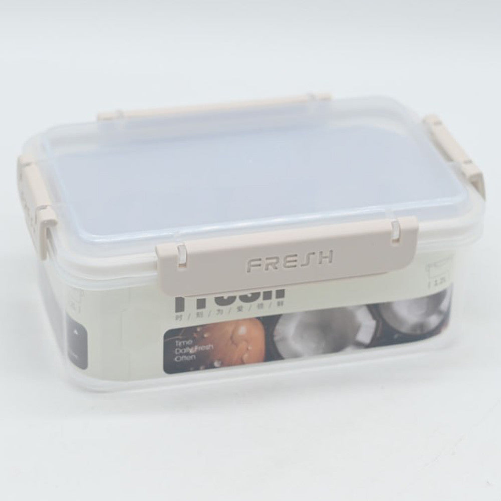 Герметичний харчовий контейнер Fresh 3,35 л з кліпсами 24,5х18х8см FRESH / Ланч-бокс / Контейнер для холодильника з затискачами