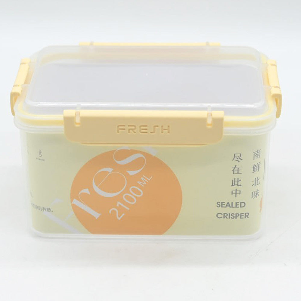 Герметичний харчовий контейнер Fresh 3,35 л з кліпсами 24,5х18х8см FRESH / Ланч-бокс / Контейнер для холодильника з затискачами