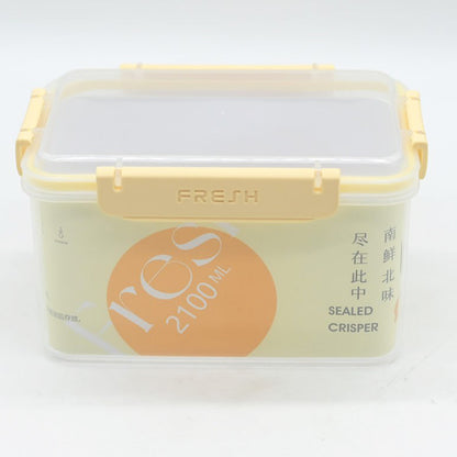 Герметичний харчовий контейнер Fresh 3,35 л з кліпсами 24,5х18х8см FRESH / Ланч-бокс / Контейнер для холодильника з затискачами