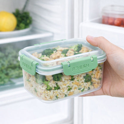 Герметичний харчовий контейнер Fresh 3,35 л з кліпсами 24,5х18х8см FRESH / Ланч-бокс / Контейнер для холодильника з затискачами