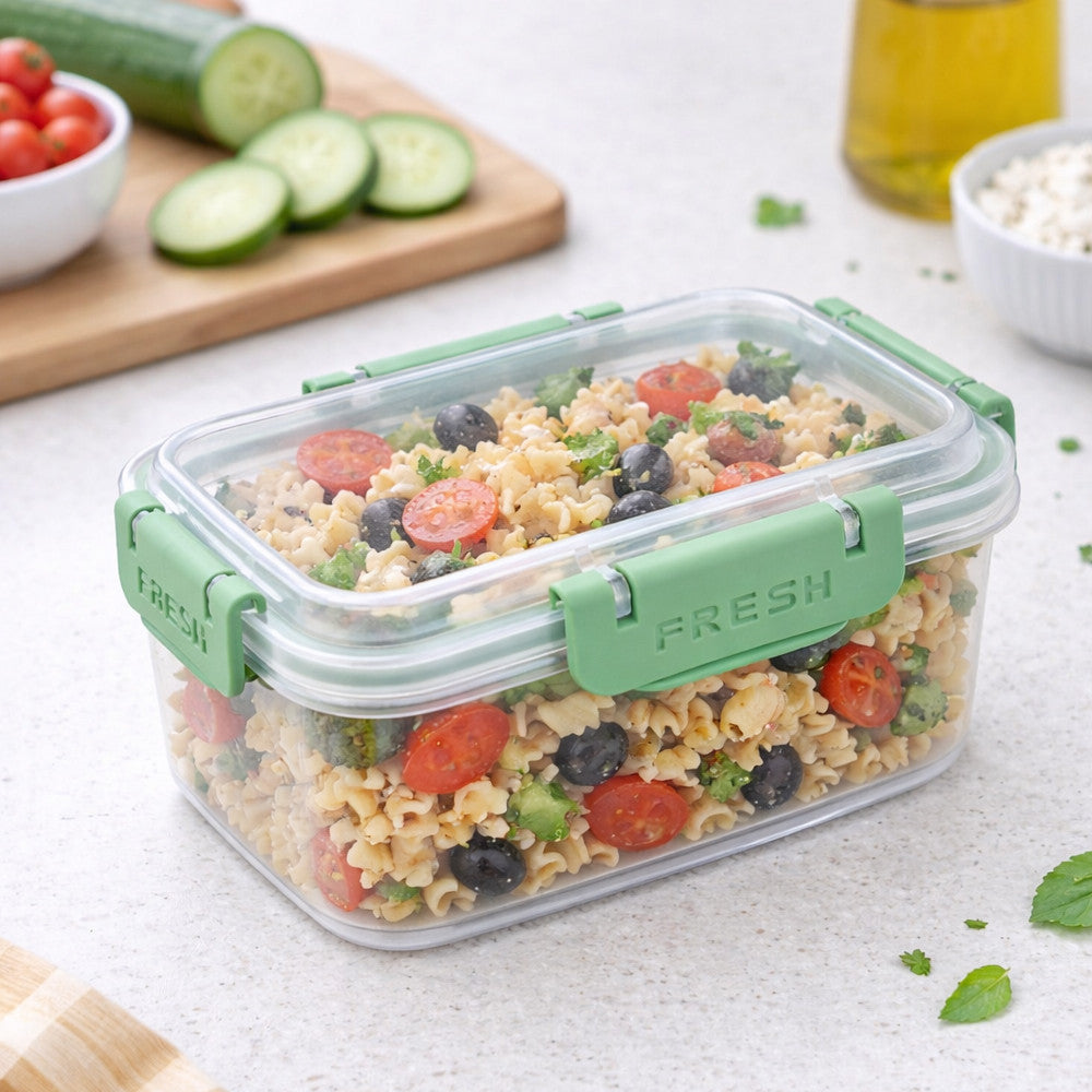 Герметичний харчовий контейнер Fresh 3,35 л з кліпсами 24,5х18х8см FRESH / Ланч-бокс / Контейнер для холодильника з затискачами