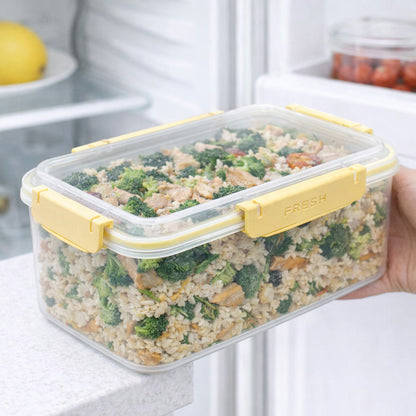 Герметичний харчовий контейнер Fresh 3,35 л з кліпсами 24,5х18х8см FRESH / Ланч-бокс / Контейнер для холодильника з затискачами