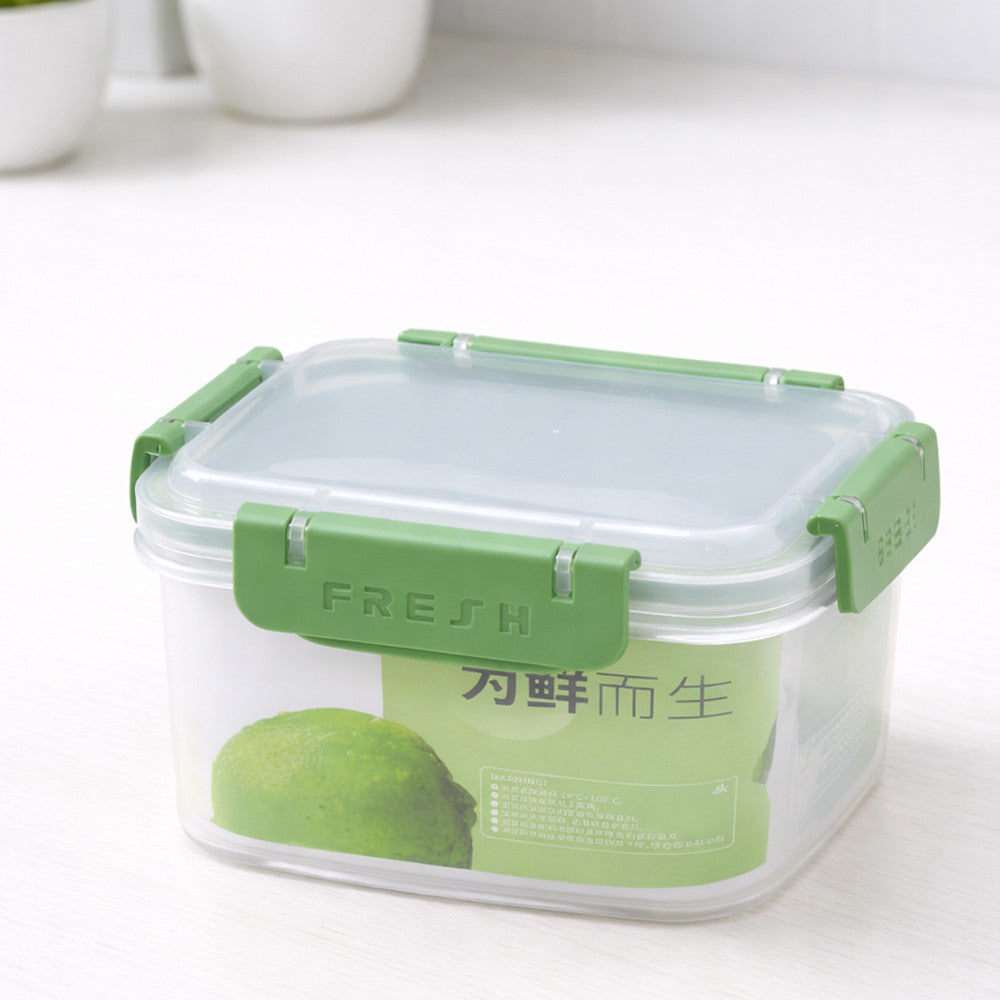 Герметичний харчовий контейнер Fresh 3,35 л з кліпсами 24,5х18х8см FRESH / Ланч-бокс / Контейнер для холодильника з затискачами