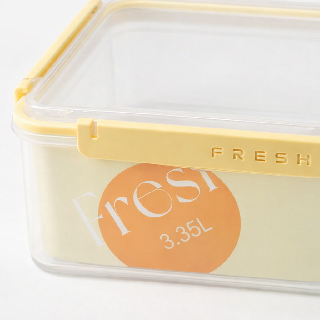Герметичний харчовий контейнер Fresh 3,35 л з кліпсами 24,5х18х8см FRESH / Ланч-бокс / Контейнер для холодильника з затискачами
