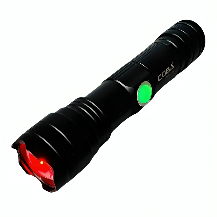 Акумуляторний ручний ліхтарик з магнітом, ZOOM, 3 режими, USB, CB-K42-TG, Чорний / Світлодіодний ліхтарик / Тактичний ліхтарик