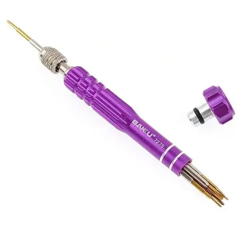 Викрутка з набором біт (pentalobe, torx phillips) Baku BK-7275B / Прецизійна викрутка для ремонту смартфонів планшетів