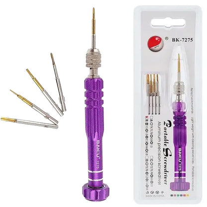 Викрутка з набором біт (pentalobe, torx phillips) Baku BK-7275B / Прецизійна викрутка для ремонту смартфонів планшетів