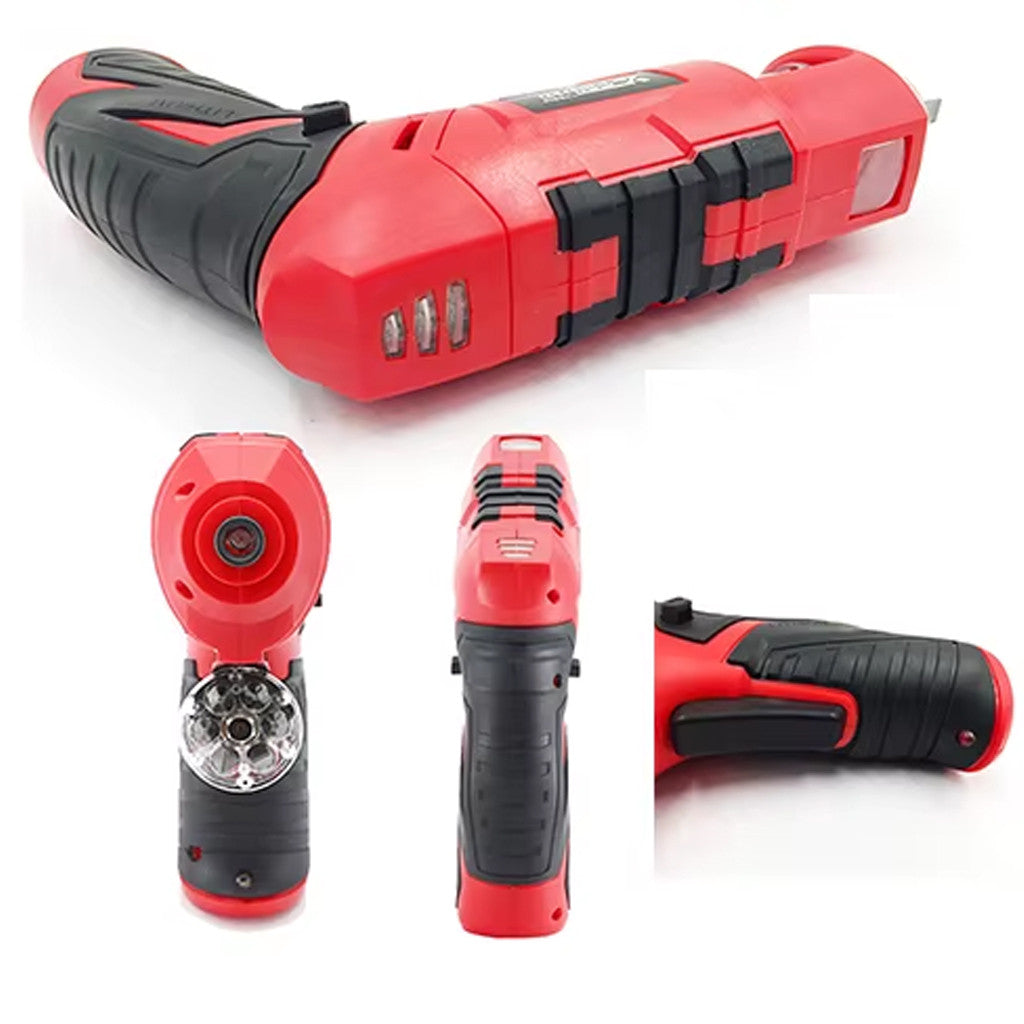 Акумуляторна викрутка від USB, 3,6 В, 4 Нм, +6 біт, X-POWER KCS625-Z6B, Червона / Викрутка револьверного типу / Електровикрутка