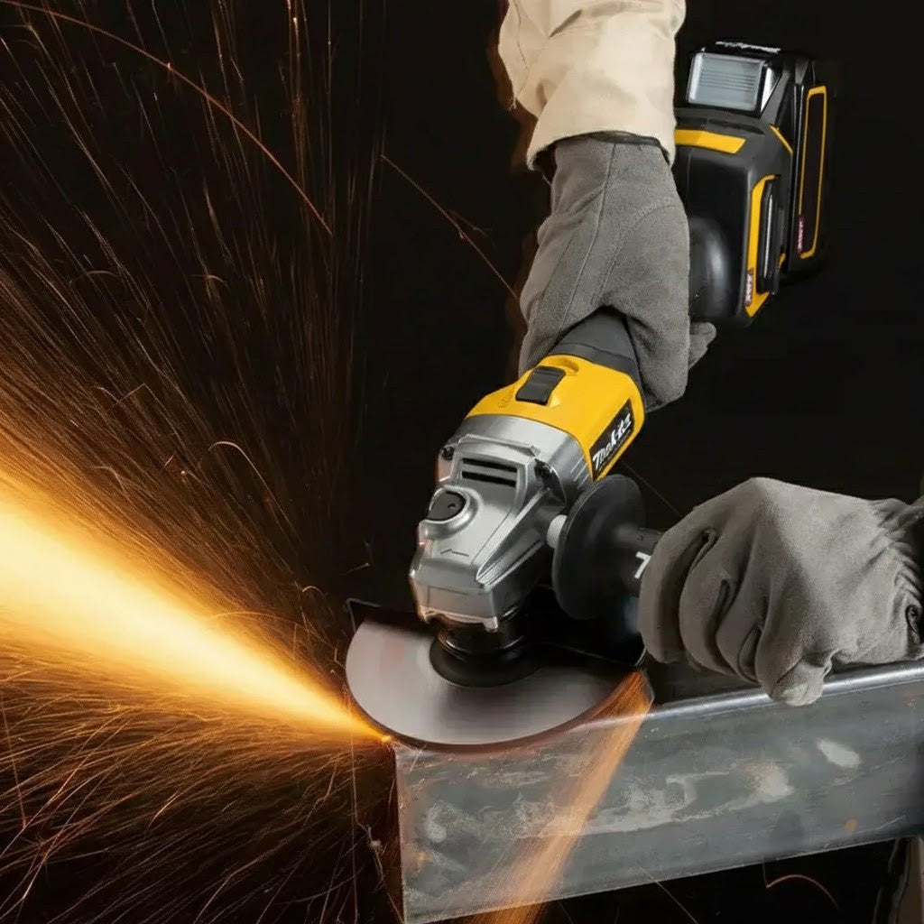 Набір акумуляторних інструментів 7в1 + АКБ 48V, кейс, Синій / Шуруповерт / Болгарка / Перфоратор / Гайковерт / Лобзик / Міні пила