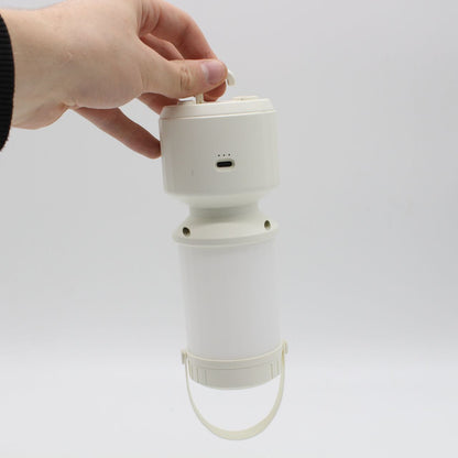Світлодіодний акумуляторний нічник 500 mAh, USB, Бежевий / Настільна лампа-світильник / Лампа для кемпінгу