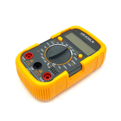 Мультиметр цифровий UT-830 LN з підсвіткою та звуком, Помаранчевий / Цифровий тестер напруги / Тестер електричний