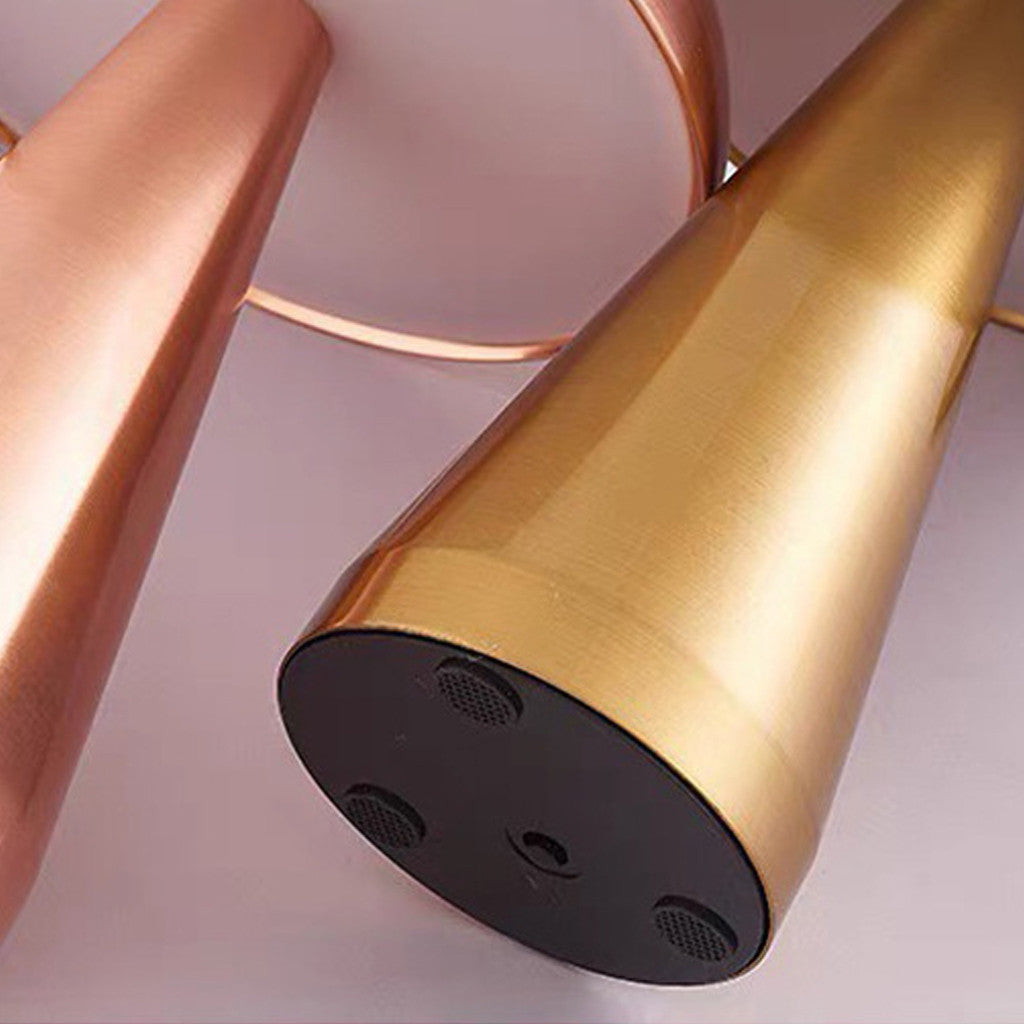 Настольная лампа аккумуляторная 23х9см, USB, SD-018, Золотистый / Сенсорный светильник на стол / Портативная LED лампа