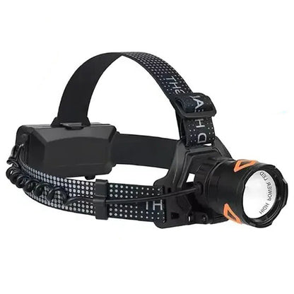 Ліхтар налобний акумуляторний з Zoom, USB, SY-8503-3, Чорний / Світлодіодний ліхтарик на голову / Ліхтарик на лоб