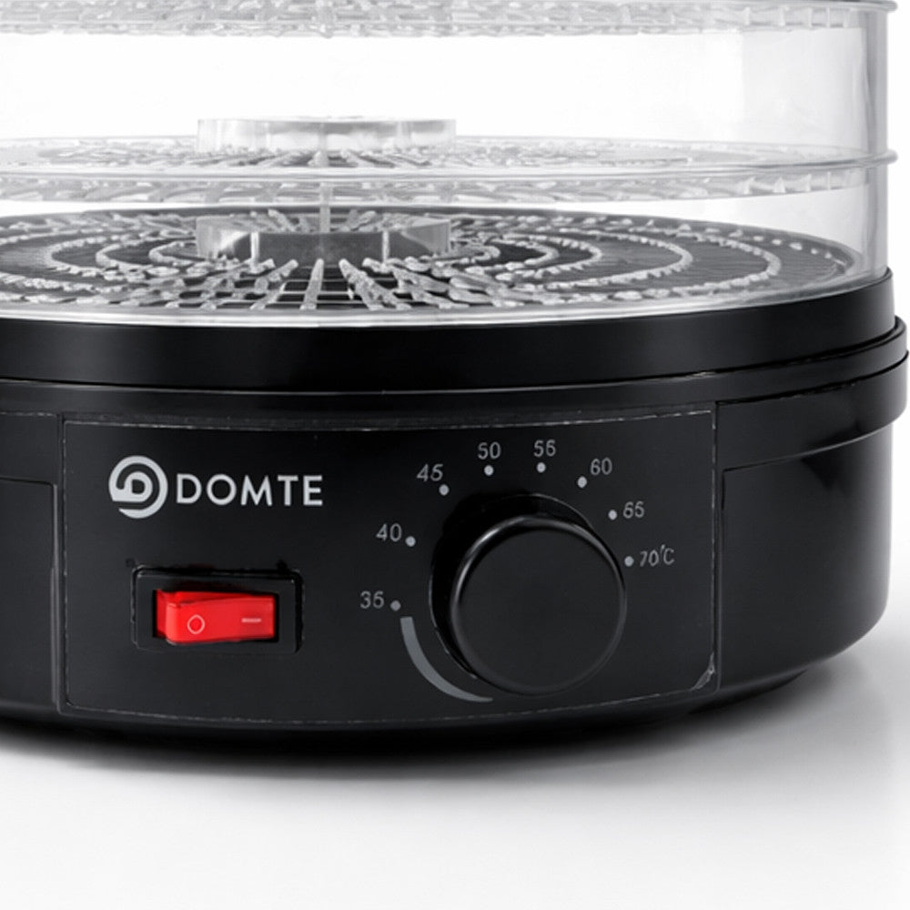 Електрична сушарка на 5 ярусів, 800W, Domte DO-029, / Електросушарка для фруктів та овочів / Електрична сушка для м'яса