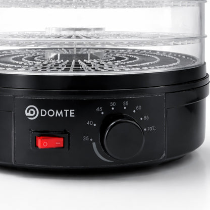 Електрична сушарка на 5 ярусів, 800W, Domte DO-029, / Електросушарка для фруктів та овочів / Електрична сушка для м'яса
