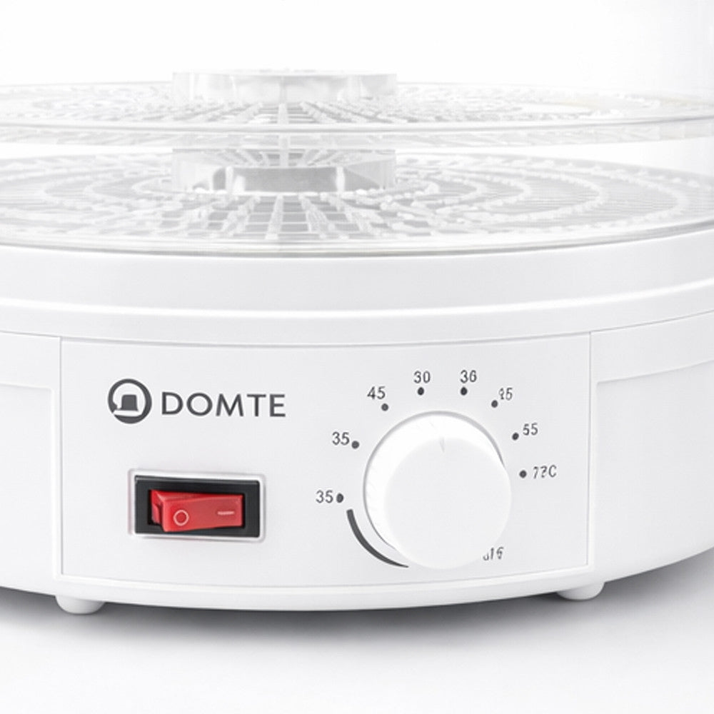 Електрична сушарка на 5 ярусів, 800W, Domte DO-029, / Електросушарка для фруктів та овочів / Електрична сушка для м'яса
