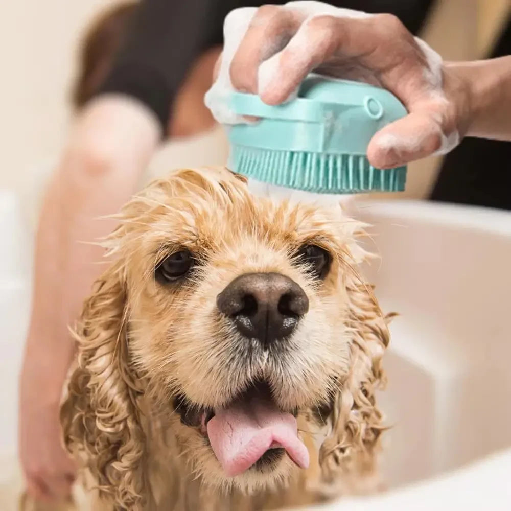 Силіконова щітка для душу Massage Bath Brus, Зелений / Масажна мочалка для ванни