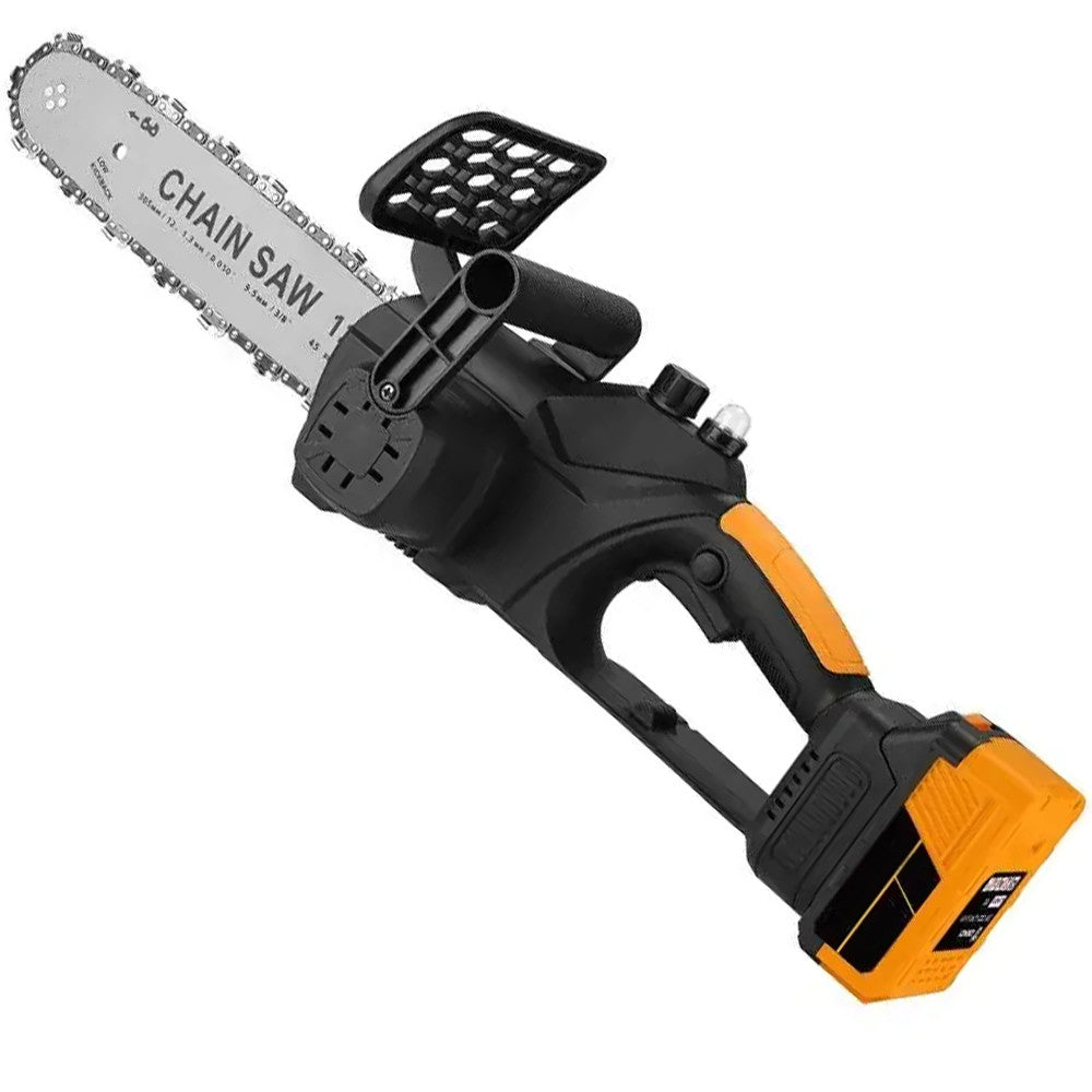 Акумуляторна ланцюгова пила 16", 48V +2АКБ Chain Saw, Жовтий / Акумуляторна бензопила з шиною 40 см для дерева, саду, дачі