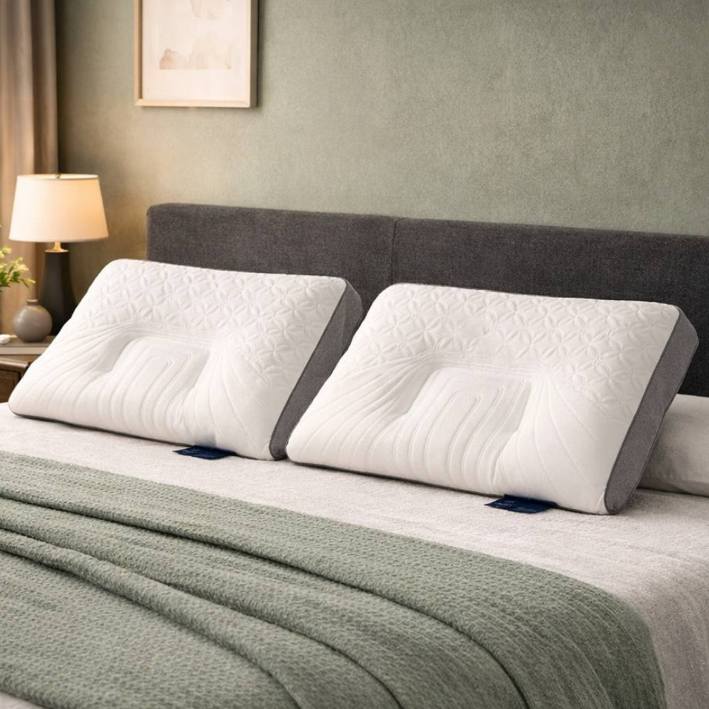 2 шт Ортопедична подушка з ефектом пам'яті, 65х40см, Optimal Sleep / Подушка для сну / Анатомічна подушка