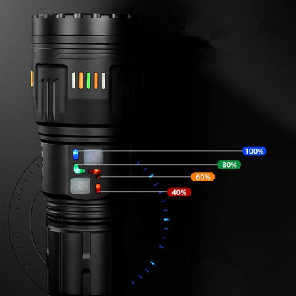 Акумуляторний ліхтарик ручний з функцією Zoom, USB, BL CB W518, Чорний / Світлодіодний ліхтар ручний
