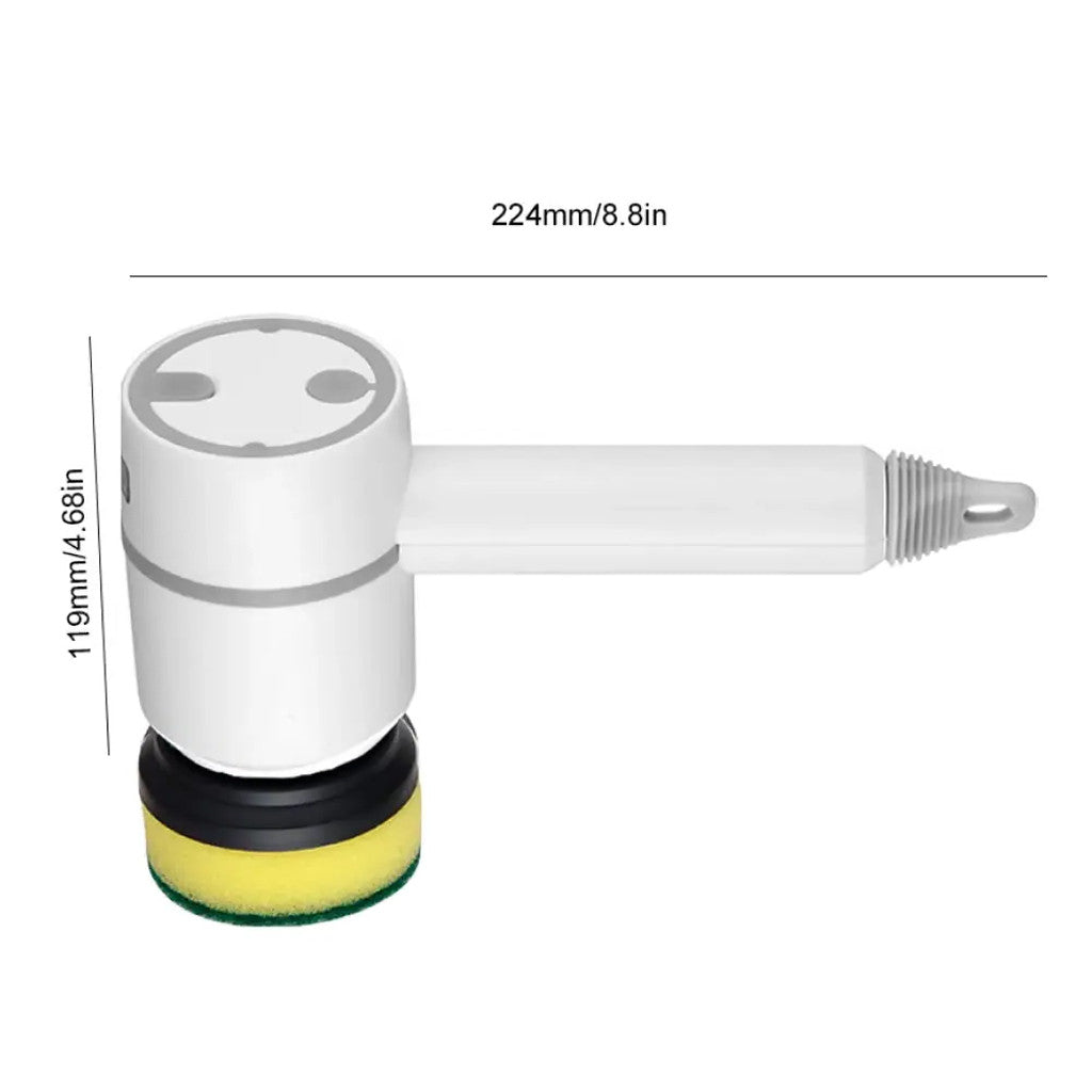 Акумуляторна щітка для прибирання від USB та 3 насадки, Cleaner brush, / Багатофункціональна електрощітка
