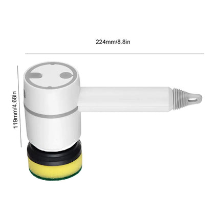 Акумуляторна щітка для прибирання від USB та 3 насадки, Cleaner brush, / Багатофункціональна електрощітка