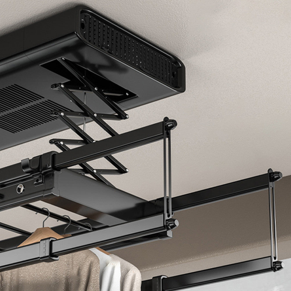 Розумна стельова електрична сушарка для білизни 90Вт, 35кг, LED, UV, пульт, Bluetooth, / Підйомна сушарка на балкон