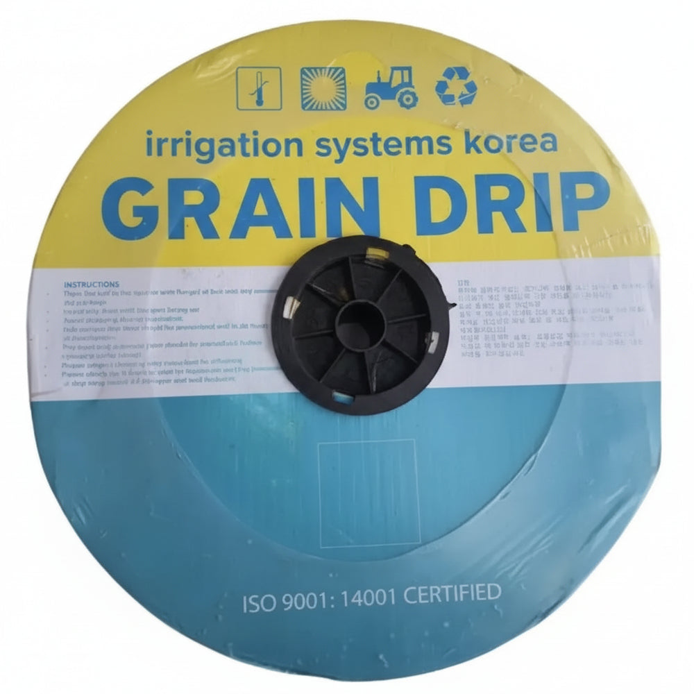 Крапельна стрічка щілинна, 2000м, 1.4л/год, Grain Drip / Емітерна крапельна стрічка / Система крапельного зрошення