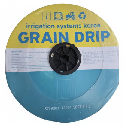 Крапельна стрічка щілинна, 2000м, 1.4л/год, Grain Drip / Емітерна крапельна стрічка / Система крапельного зрошення