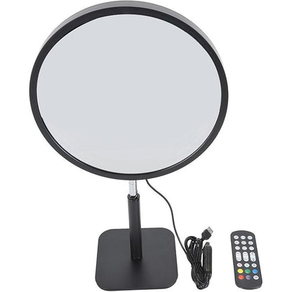 Настільна лампа-торшер RGB, KBB-25, USB, Чорний / Інтер'єрне освітлення / Нічник із дзеркалом / Світильник нескінченність