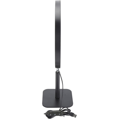 Настільна лампа-торшер RGB, KBB-25, USB, Чорний / Інтер'єрне освітлення / Нічник із дзеркалом / Світильник нескінченність