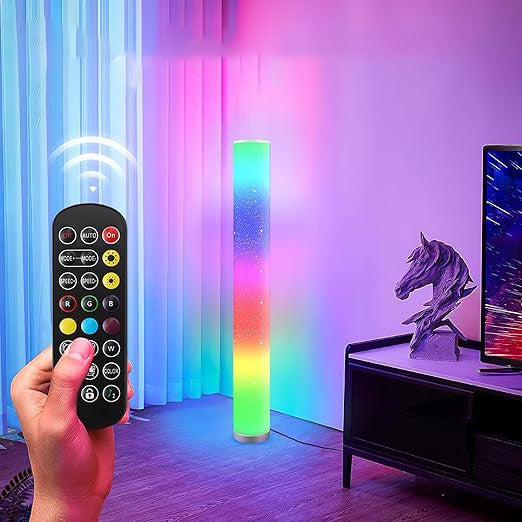 2шт Підлогова лампа торшер RGB + пульт, KBB-22A, USB, Чорний / Світильник для підлоги LED / Підлогова RGB лампа
