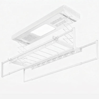 Розумна стельова електрична сушарка для білизни 90Вт, 35кг, LED, UV, пульт, / Підйомна сушарка на балкон