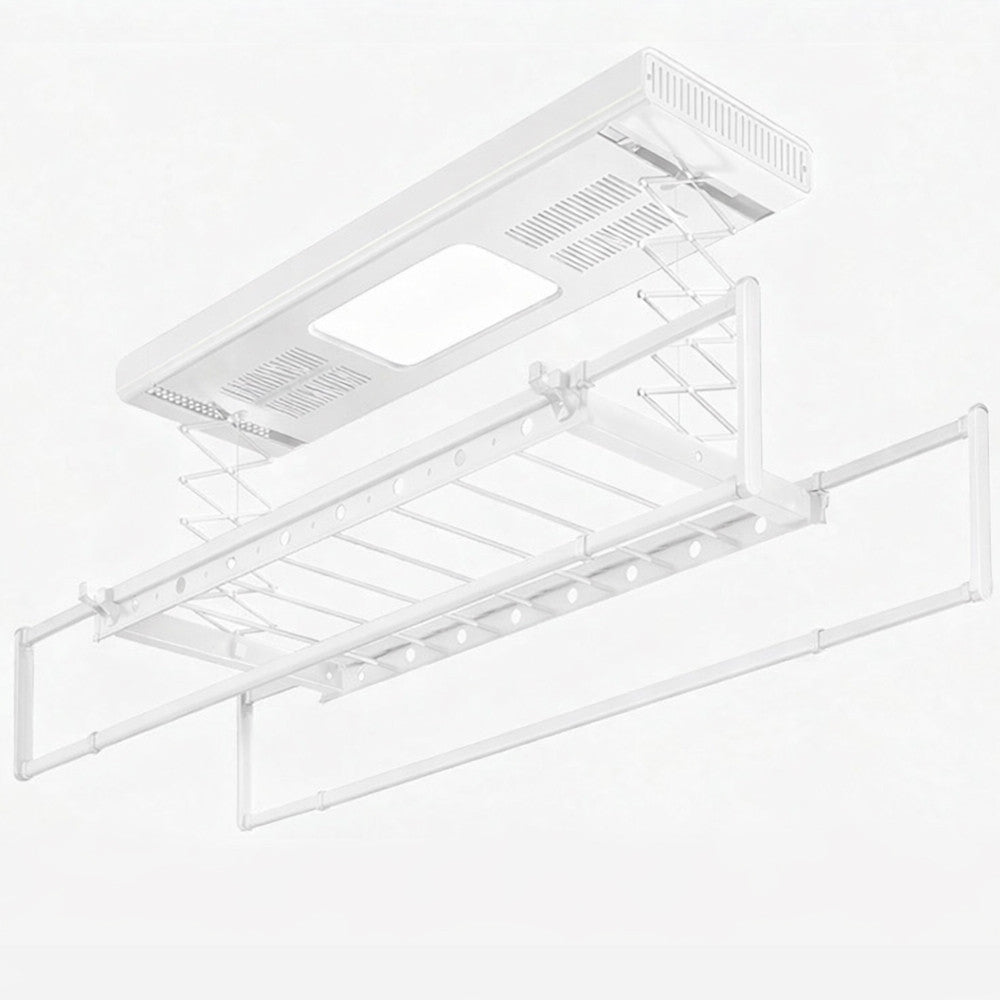 Розумна стельова електрична сушарка для білизни 90Вт, 35кг, LED, UV, пульт, Bluetooth, / Підйомна сушарка на балкон