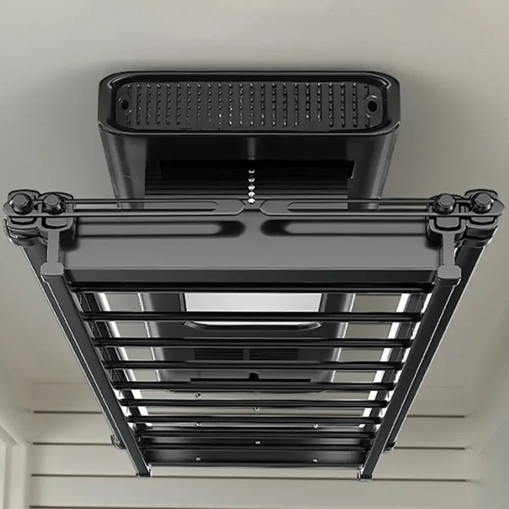 Розумна стельова електрична сушарка для білизни 90Вт, 35кг, LED, UV, пульт, / Підйомна сушарка на балкон
