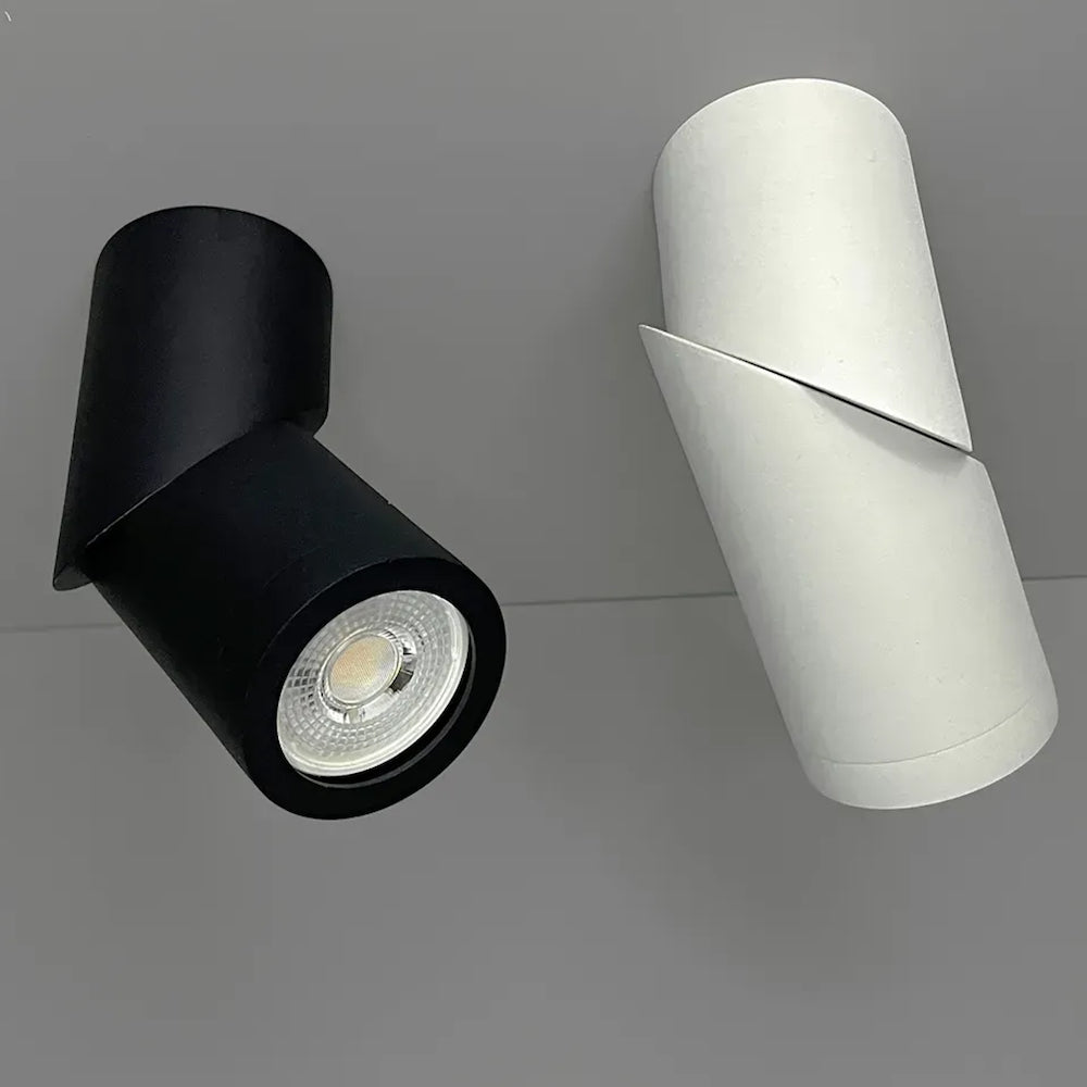 Точковий світильник, GU10, 16х6см, RM-TWIST-GU10-BK, / Світлодіодний стельовий світильник / Спот світильник