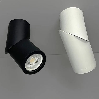 Точковий світильник, GU10, 16х6см, RM-TWIST-GU10-BK, / Світлодіодний стельовий світильник / Спот світильник
