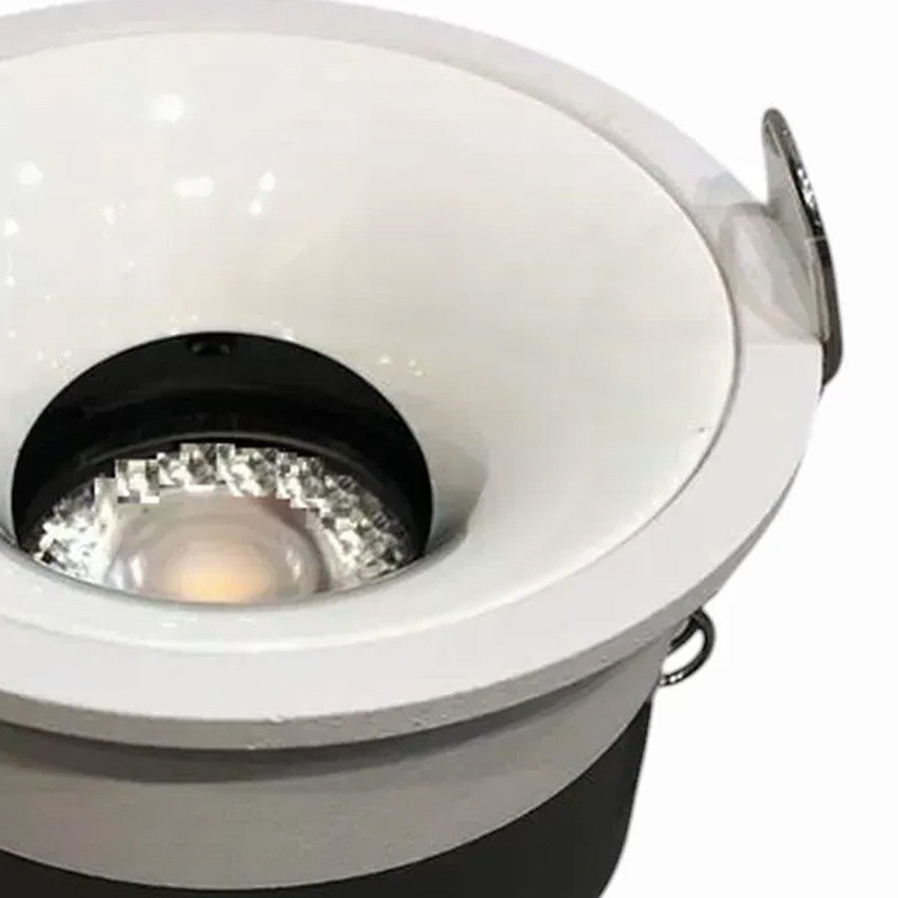 Світильник точковий, вбудований, 82х48мм, 10W, REMILUM RML-EGO-4K-BK, Біло-чорний / Точковий врізний світильник