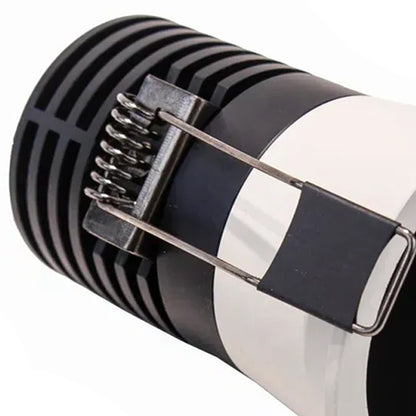 Точковий світильник, 80х60мм, 7W, REMILUM RML-ASTRA L-7W-4K-BK, Біло-чорний / LED світильник вбудований / Світлодіодний світильник