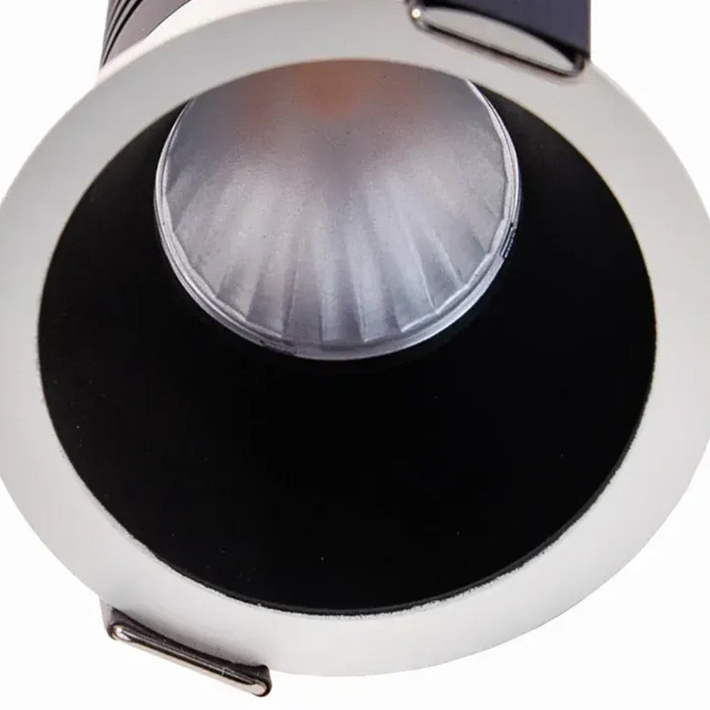 Точковий світильник, 80х60мм, 7W, REMILUM RML-ASTRA L-7W-4K-BK, Біло-чорний / LED світильник вбудований / Світлодіодний світильник