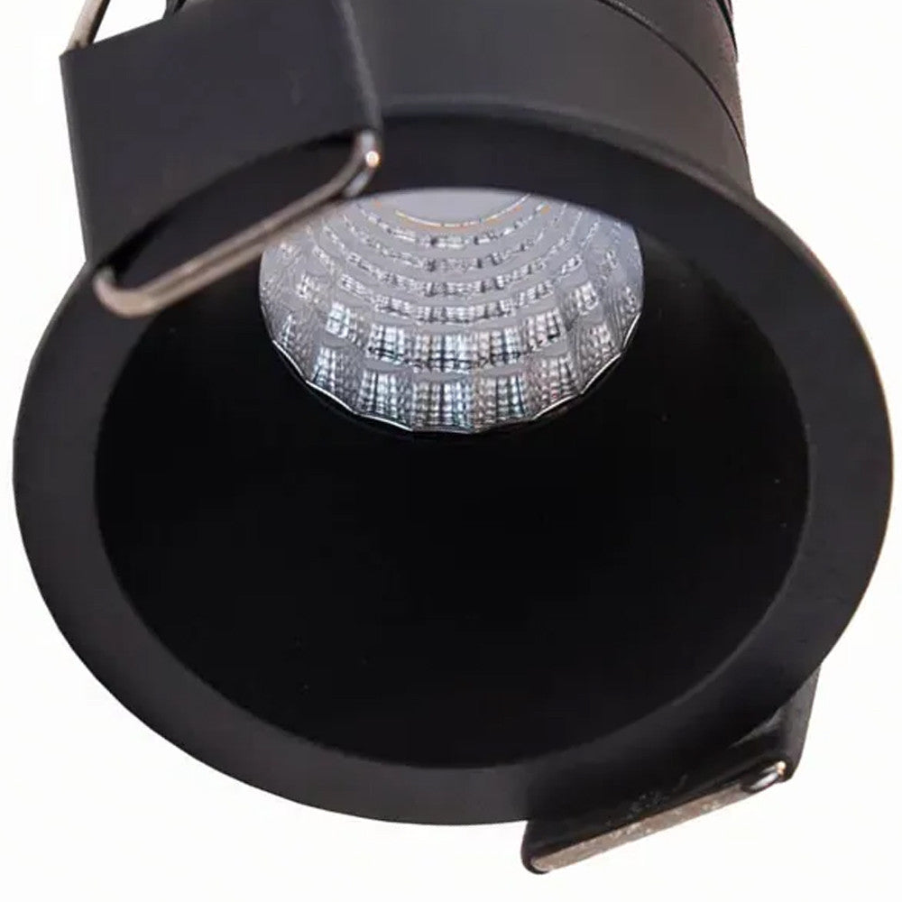 Світильник точковий врізний, 40х40мм, 3W, REMILUM RML-ASTRA S-3W-4K-BK, Біло-чорний / Світлодіодний врізний світильник
