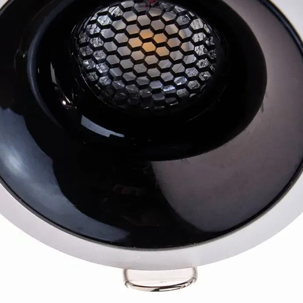 Точковий світильник, 82х48мм, 10Вт, REMILUM RML-EGO-10W-4K-BKG, Біло-чорний / Світлодіодний врізний світильник
